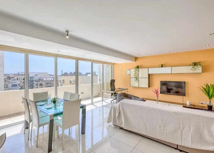 Apartamento Sunny Penthouse Getaway In Gzira
